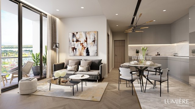Căn hộ LUMIÈRE Boulevard với tầm view thoáng đạt