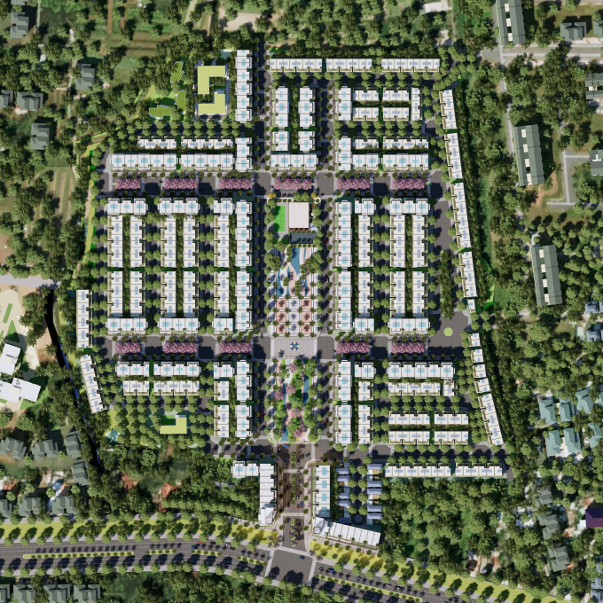 Phối cảnh tổng thể dự án Lumina Grand Square.